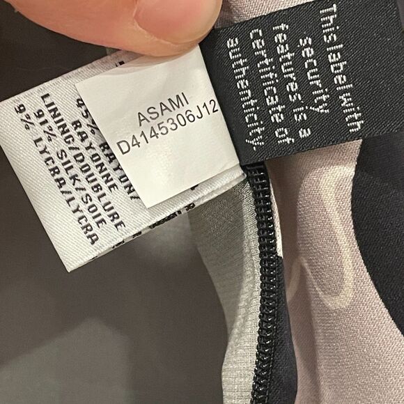 ~ Vtg 6 Diane Von Furstenberg Silk Dress Asami Print Graphic Abstract DVF Multi - Picture 16 of 16